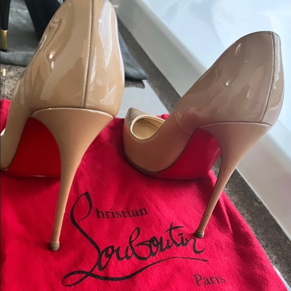 Christian Louboutin So Kate 120 Patent Leather Pumps